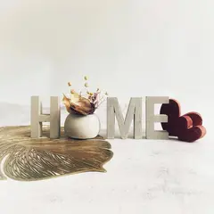 MADAME CIMENT - SET DE LETRAS HOME L -