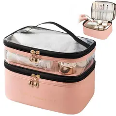 MINARI - Neceser Organizador de Maquillaje Cuero PU Bolso de Viaje RS 94V
