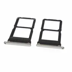 GENERICO - Repuesto Bandeja SIM Micro SD XIAOMI MI 10S - PLATEADO.