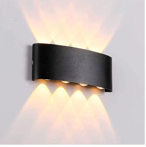 Aplique led lampara de techo para pared foco decorativo 8 luces spots
