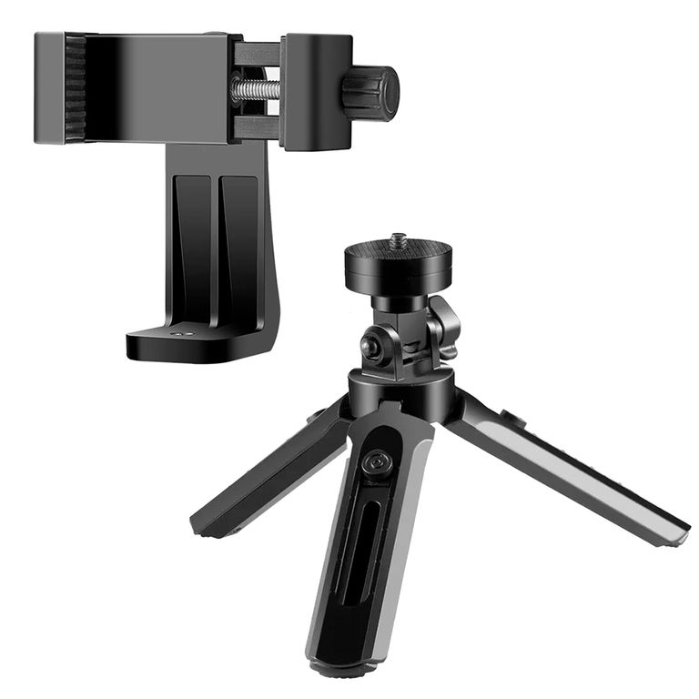 Adaptador Universal de Celular a Trípode 360° Multifuncional