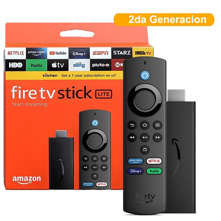 Fire TV Stick Lite - Ahora con Botones Especiales - Alexa 2da Gen