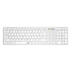 GENIUS - TECLADO SMART SLIMSTAR 126 USB MULTIMEDIA BLANCO