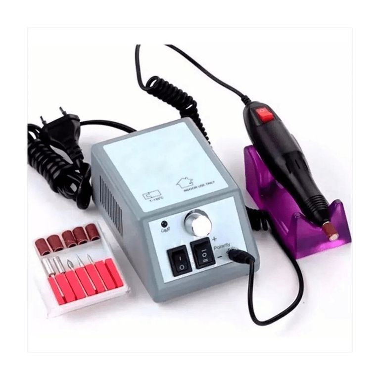 Pulidor De Uñas Eléctrico Profesional Fina Plomo