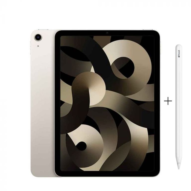 IPAD AIR 5TA GEN 8GB 64GB - STARLIGHT + PENCIL 2DA GENERACION