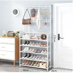 GENERICO - ORGANIZADOR DE CALZADO 5 NIVELES MULTIUSOS BLANCO