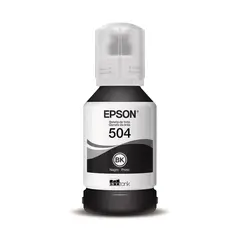 EPSON - Botella de tinta EpsonT504120-AL Color Negro, para L4150, L4160, L6161, L6171, L6191