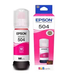 EPSON - Botella Tinta T504320-Al Magenta para L4150, L4160, L6161, L6171, L6191