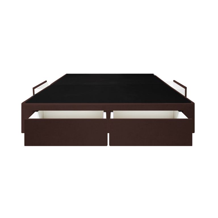 Base De Cama Wels 4 Cajones 2 Plz - Chocolate