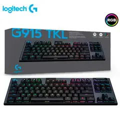 LOGITECH - G915 - Teclado Gaming Mecánico Inalámbrico Bluetooth USB RGB