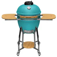 MR GRILL - Kamado 18″ Pulgadas Golf Turquesa