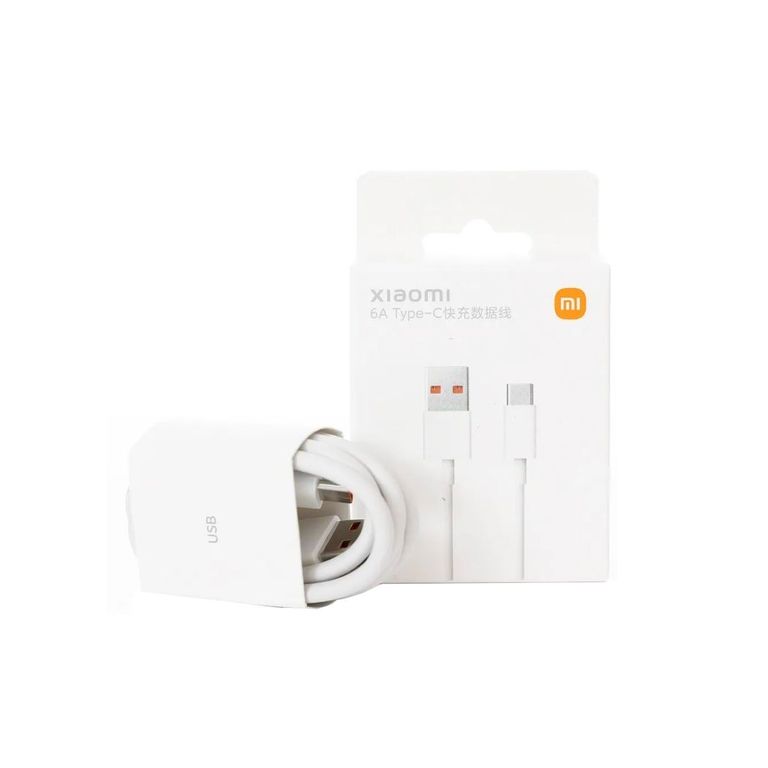 Cable 6A Turbo USB Tipo-C Compatible 67W 55W 33W