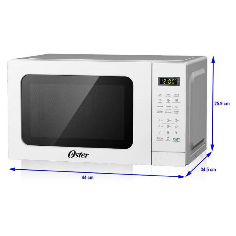 Horno Microondas 20L POGME2701 Blanco - OSTER.