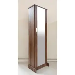 GENERICO - ZAPATERA CON ESPEJO COLOR ROBLE