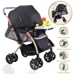 CONFORT KID'S - Coche Cuna para Bebé Musical «SUMMER» Black