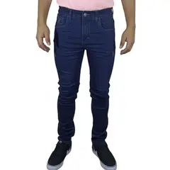 GENERICO - Pantalón Jean Moda Comfort Para Hombre - Azul
