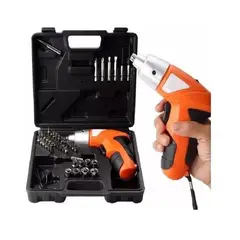 GENERICO - Desatorillador Atornillador de 45Piezas Recargable Estrella Plano