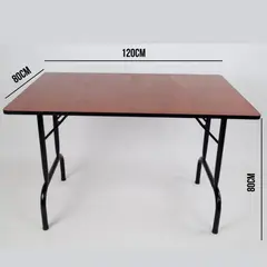 ATAHUALPA - Mesa Plegable 120x80- CEREZO