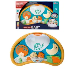 GENERICO - Luz Nocturna 2 en 1 con Música y Luz