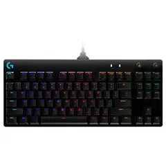 LOGITECH - G Pro - Teclado Gaming Mecánico Switch GX Azul Cable USB RGB