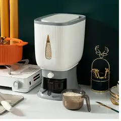 OEM - Dispensador de Arroz de 10 Kg Multiuso Gris