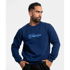 GENERICO - Polera sin capucha Brooklyn azul acero Arcoi