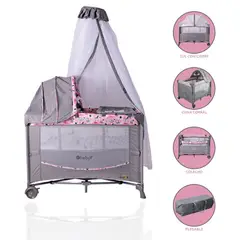EBABY - Cuna Corral para Bebés «DACORA» Pink