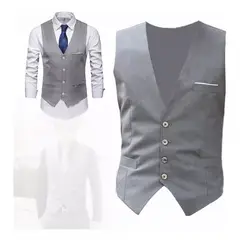 GENERICO - Chaleco De Vestir Para Hombre Chaqueta Chaquetilla