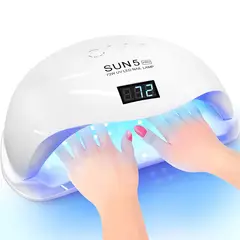 OEM - Lámpara Secadora Profesional SUN 5 LED Nail Lamp de Uñas 48W