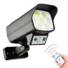 GENERICO - Lámpara Solar Forma cámara de seguridad Sensor de movimiento