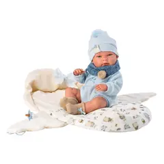 LLORENS - Muñeca Bebé Nico Con Saquito Beige