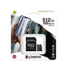 KINGSTON - Memoria Micro SD Canvas Select 512GB