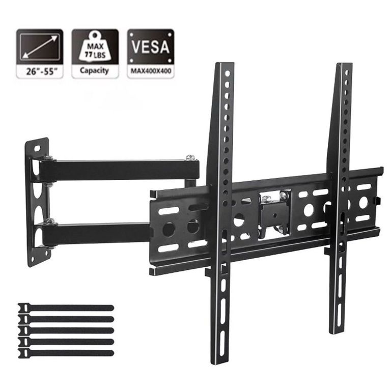 Rack Con Brazo Expandible para TV Soporte Plegable de 26 a 55 Pulgadas