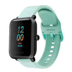 GENERICO - Correa Compatible Con Amazfit Bip S Verde Esmeralda Hebilla 20mm