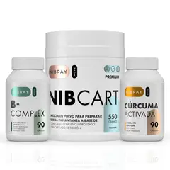 NIBRAY - Nibcart Curcuma y Complejo B Pack Salud y Bienestar Vital