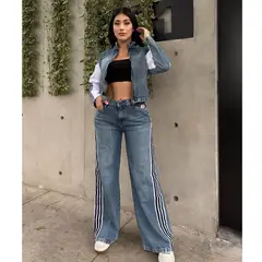 BENCUS JEANS - Pantalón Jean Straight Mujer Hard