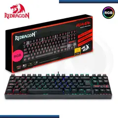 REDRAGON - K552RGB KUMARA black RED SWITCH Español
