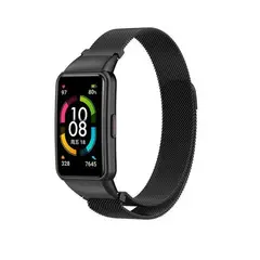 GENERICO - Correa De Milanesa Para Huawei Band 7 - Negro