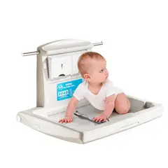 EXORIAM - Cambiador Mudador de Bebe Horizontal Plegable Sobre Pared