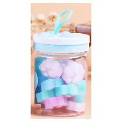 GENERICO - Balde Celeste De Borradores De Huella De Gato