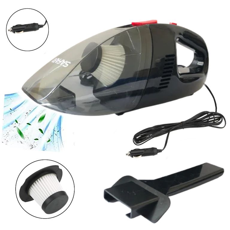 Aspiradora de mano para Auto 80W 12V cable 3 metros H18N7157