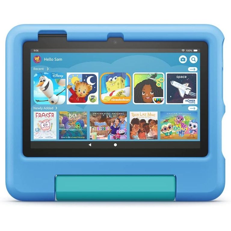 Tablet Fire 7 Kids 12va Gen 2022 - 3 a 7 años - 16GB - Celeste
