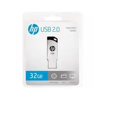 HP - Memoria USB 32GB FLASH DRIVE V236W -Acero