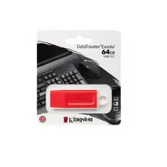 KINGSTON - Memoria USB 64gb Exodia - Negro