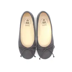 MAK SHOES - Zapato Plano Balerina de Niña y Mujer con Lazo Ajustable