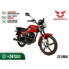 ZONGSHEN - MOTO PARA DELIVERY RENDIDORA ZS150-A ROJA