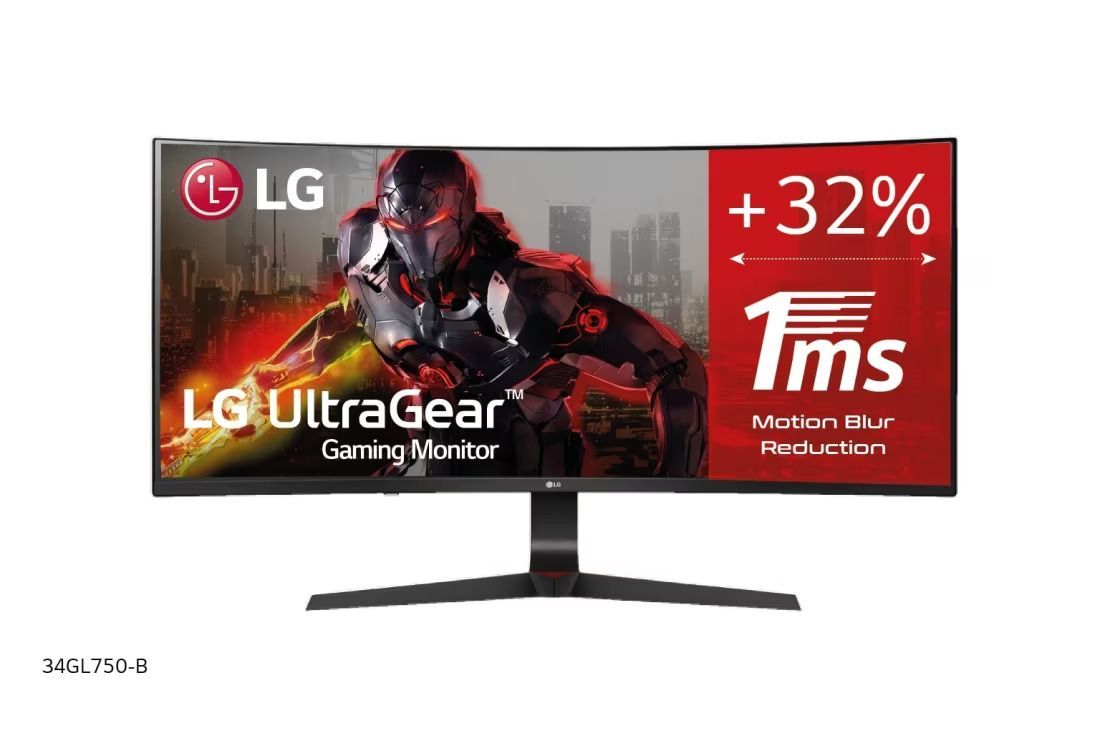 MONITOR 34" ULTRAGEAR CURVO PARA JUEGOS COMPATIBLE CON WFHD