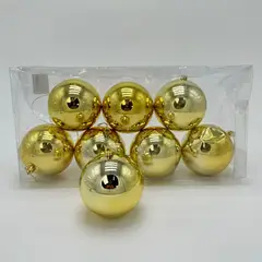 FLORIPA - Bola Esmaltada De 10Cm En Set De 8 EB501/EB063