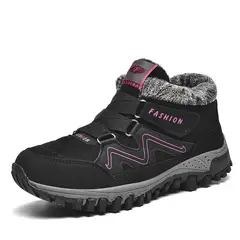 SHANDIAN - Zapatillas mujer botines de invierno para mujer'