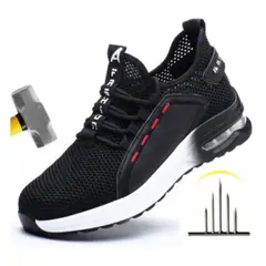 BLWOENS - Zapatos de trabajo hombre seguridad y antipinchazos-negro